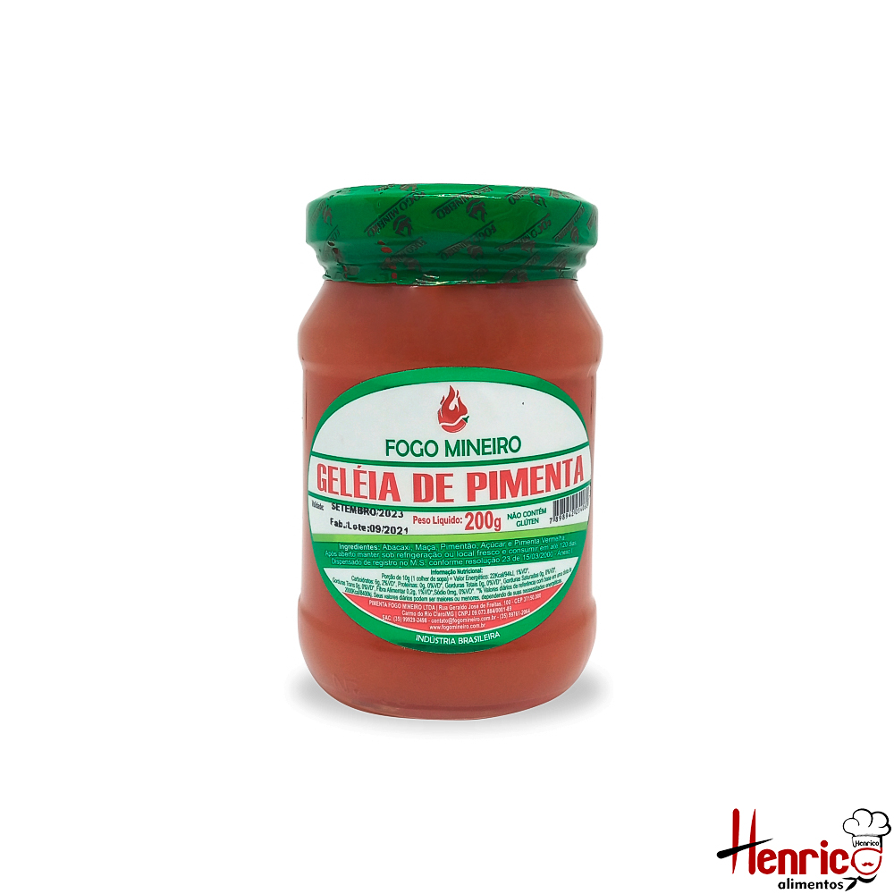 Geleia de Pimenta 200g Fogo Mineiro