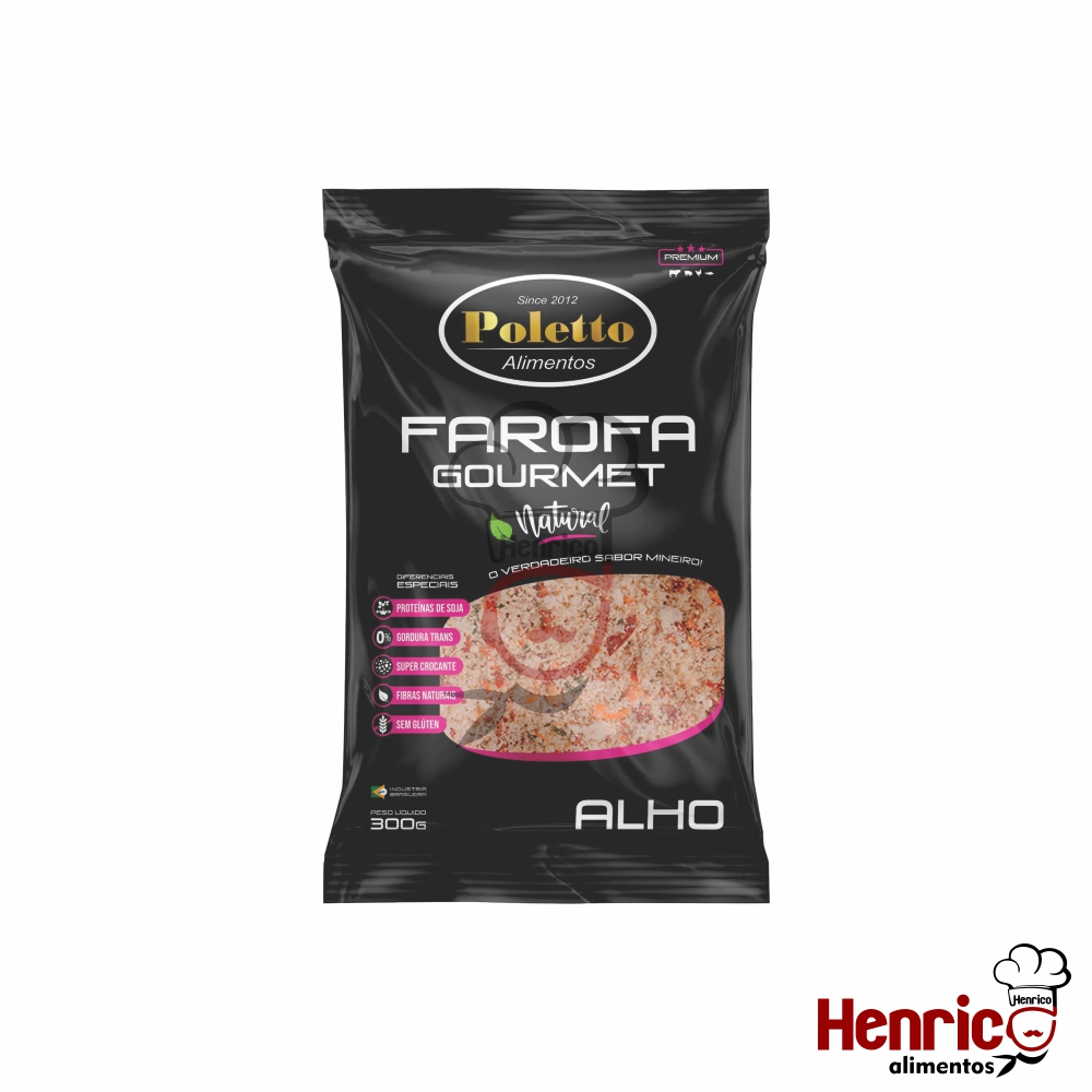 Farofa com Alho 300g Poletto