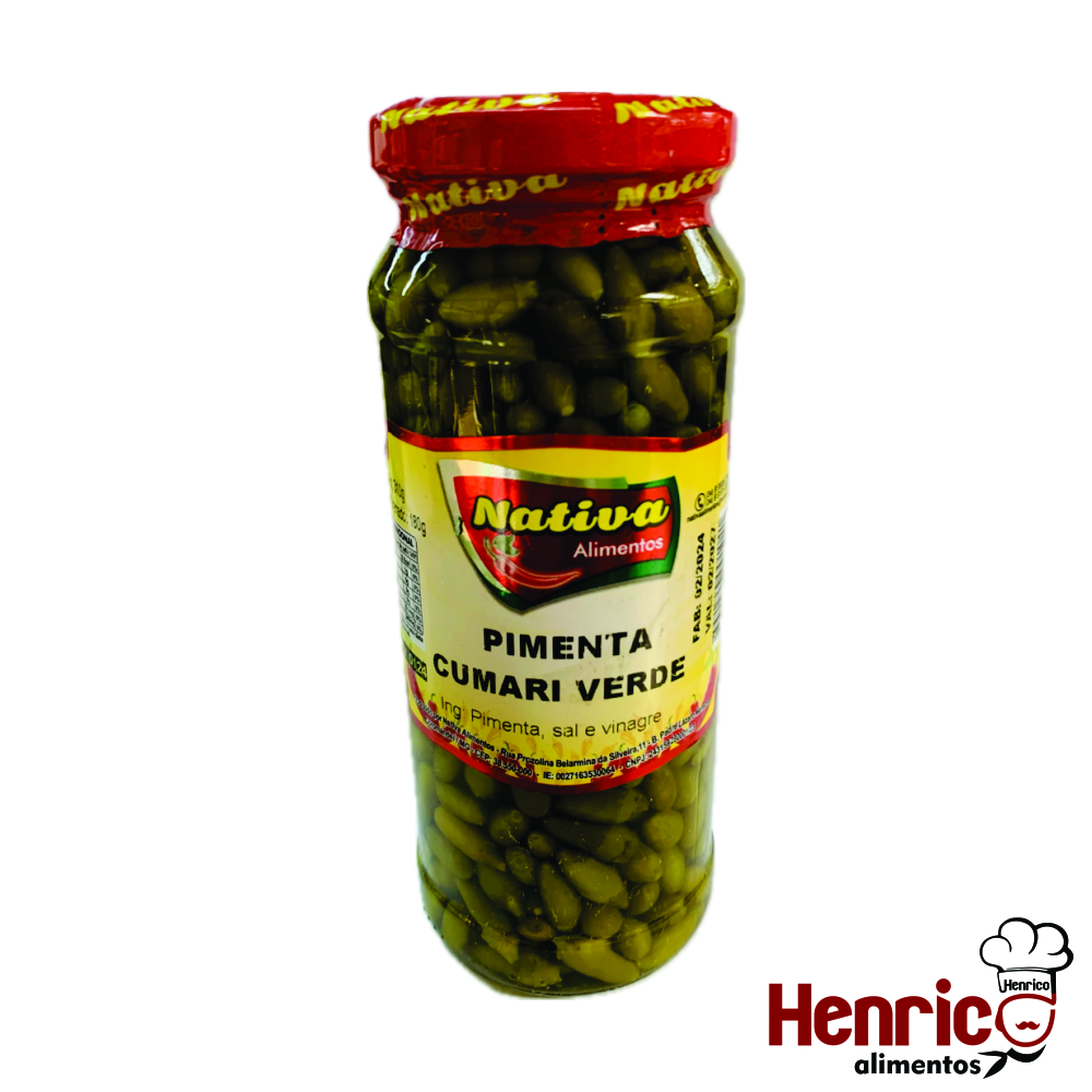 Pimenta Cumari Verde 180g Nativa