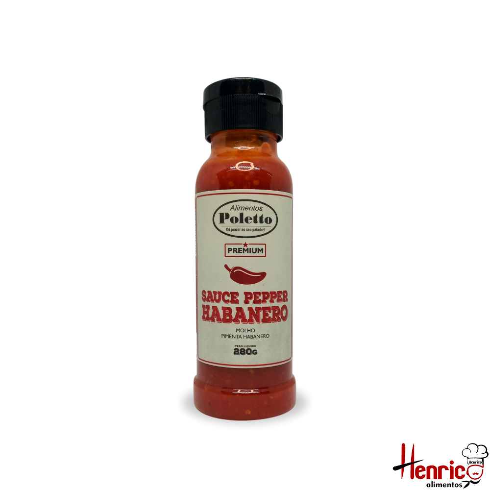 Molho Sauce Pepper Habanero 280g Poletto