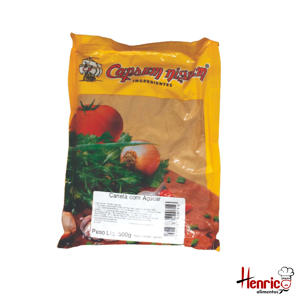 Canela com Açúcar 500g Capsum Nigrum