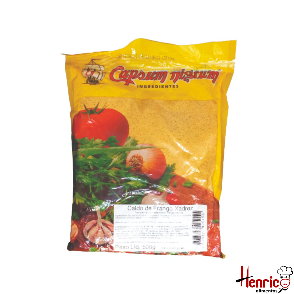 Caldo de Frango Xadrez 500g Capsum Nigrum