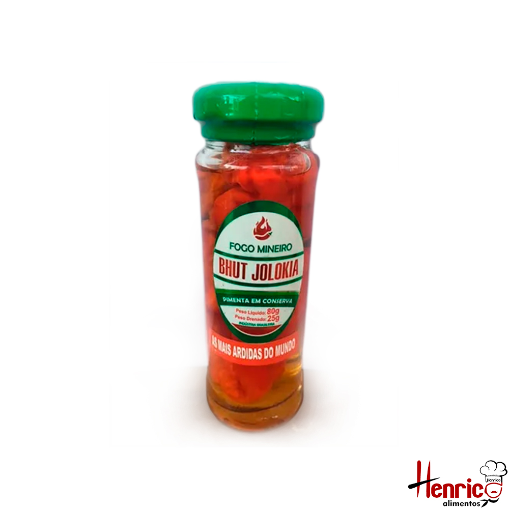 Pimenda Bhut Jolokia 25g Fogo Mineiro