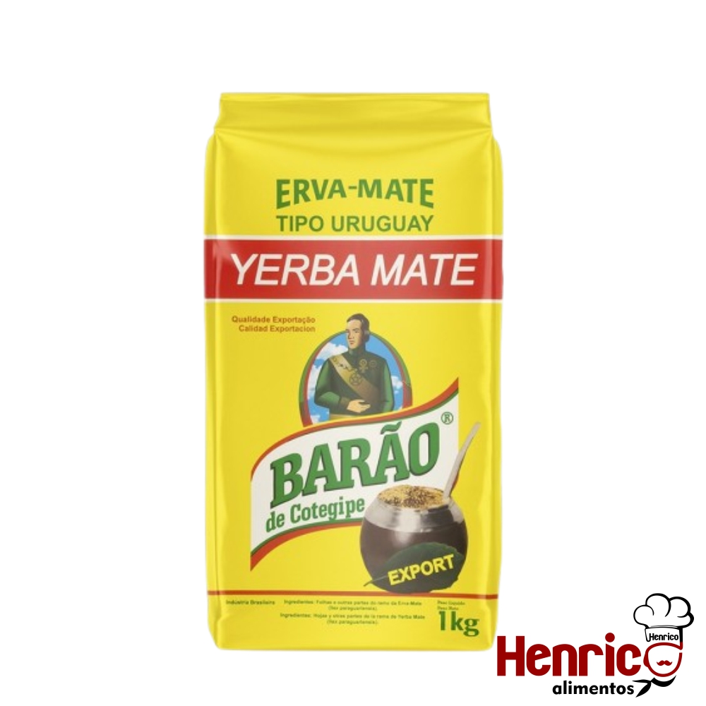 Erva-Mate Uruguaia 1kg Barão de Contegipe